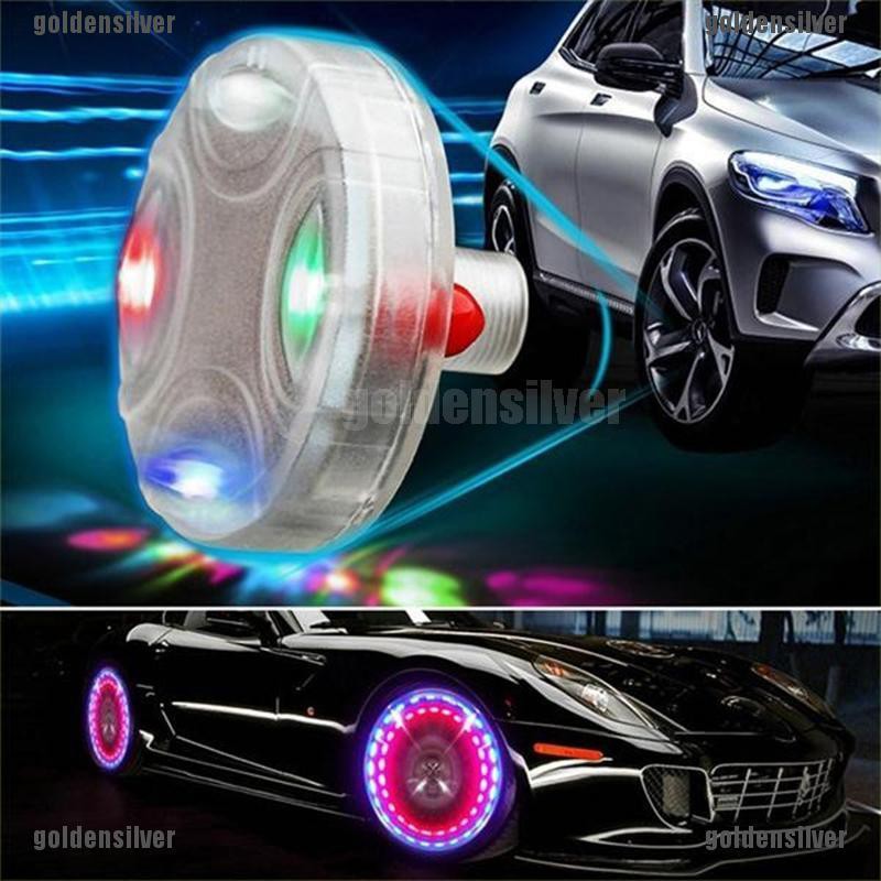Đèn năng lượng mặt trời 4 chế độ 12 bóng LED trang trí cho lốp xe ô tô
