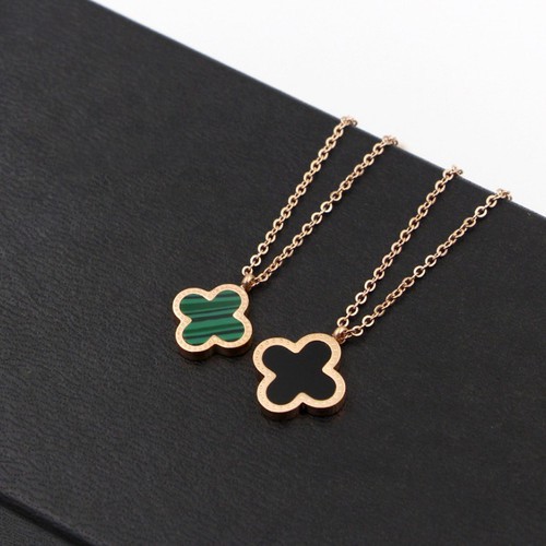 Dây Chuyền 2 Mặt Xanh Và Đen Titan Ko Rỉ TT 3222