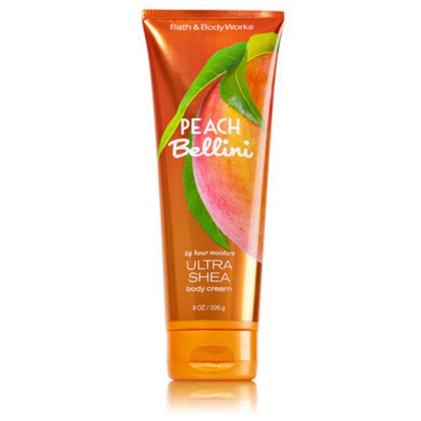 Kem dưỡng ẩm cơ thể Bath &amp; Body Works Peach Bellini Ultra Shea Body Cream 226g (Mỹ)