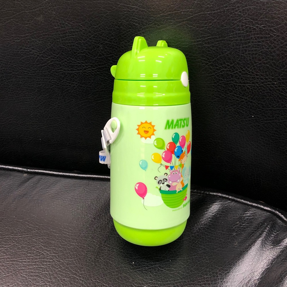 Bình nước học sinh Matsu Duy Tân 400 mL có ống hút