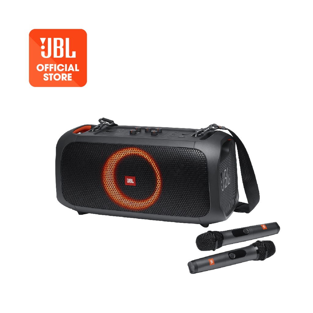 [Mã ELHACE giảm 4% đơn 300K] Loa Bluetooth JBL Partybox On The Go (Tặng kèm 2 Micro không dây) - Hàng Chính Hãng