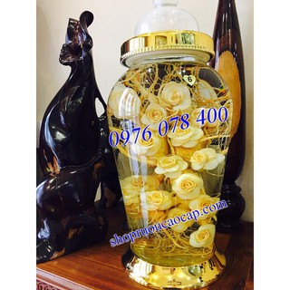 [ CHÍNH HÃNG ] Bình Ngâm Rượu Hàn Quốc 13 Lít , Bình Thuỷ Tinh Yongcheon, BHQ-S10