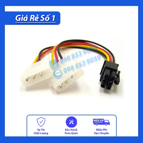 Dây nguồn phụ cho VGA 6 pin