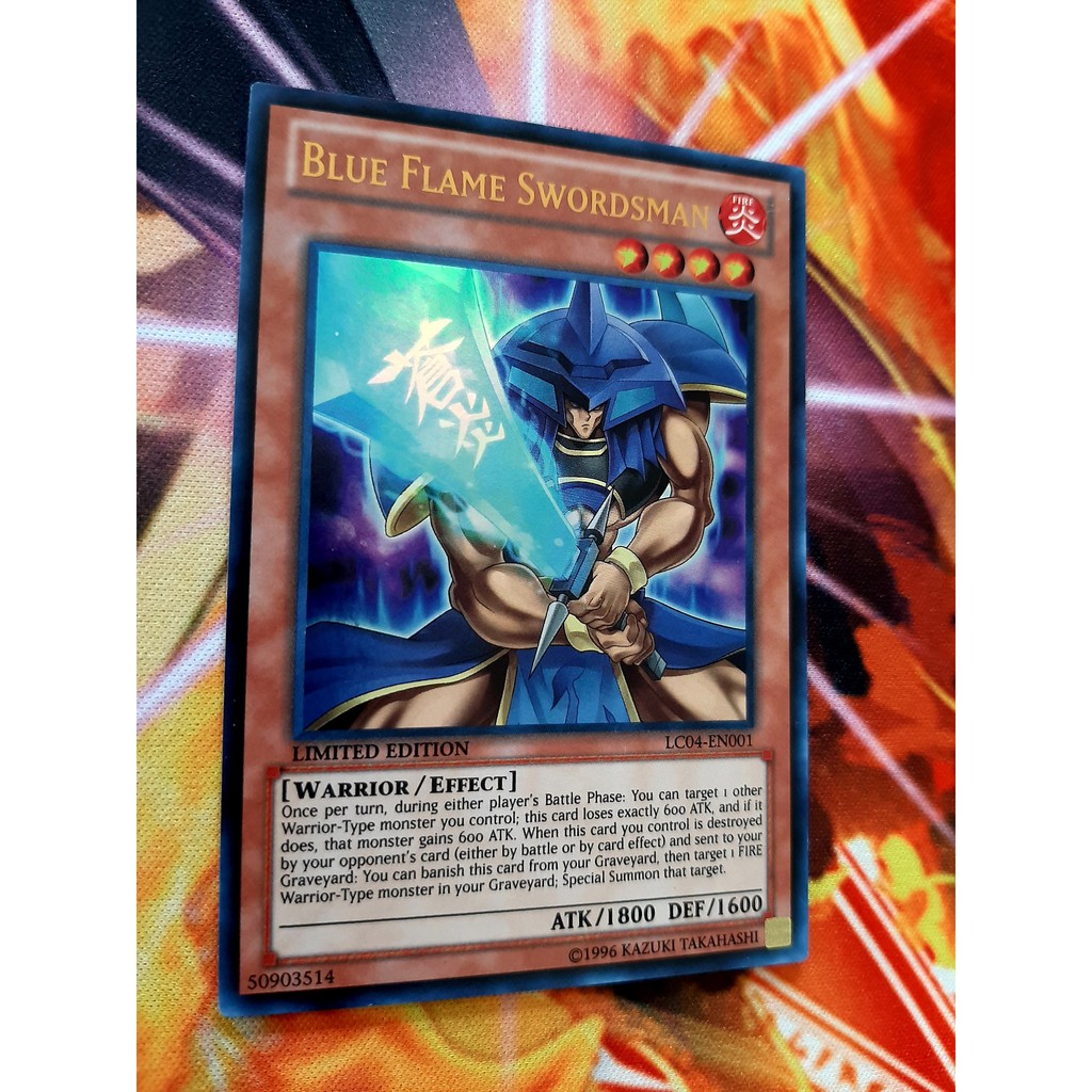 [ĐỖ LẠC SHOP ] THẺ BÀI YUGIOH -MONSTER-Blue Flame Swordsman - LC04-EN001 - Ultra Rare