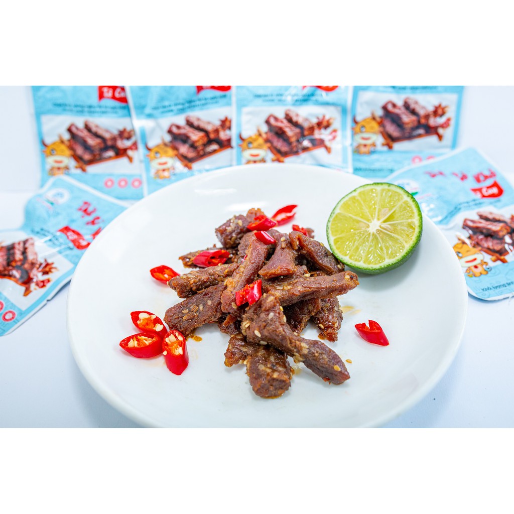 Thịt bò khô vị tê cay Hoàng Nam Food Combo 20 gói 12gram | BigBuy360 - bigbuy360.vn