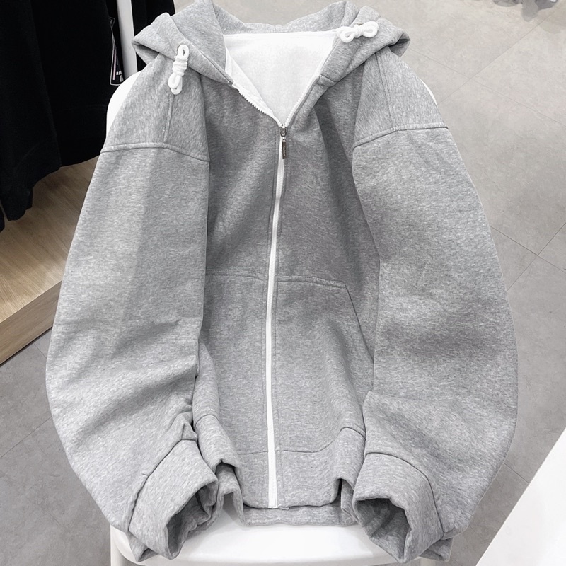 áo khoác nỉ trơn màu xanh unisex ảnh thật SSSTore [ Sẵn) | BigBuy360 - bigbuy360.vn