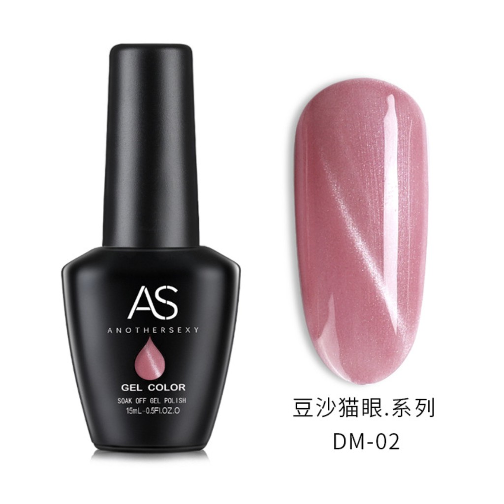 Sơn Gel Mất Mèo Hồng Đậu AS 15ml Mã DM