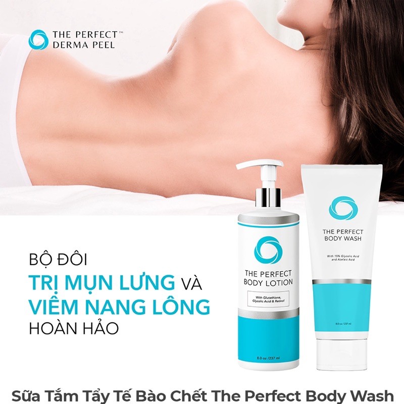 Sữa Dưỡng Thể Trắng Da The Perfect Body Lotion 15% Glycolic Acid (Chai 237ml)