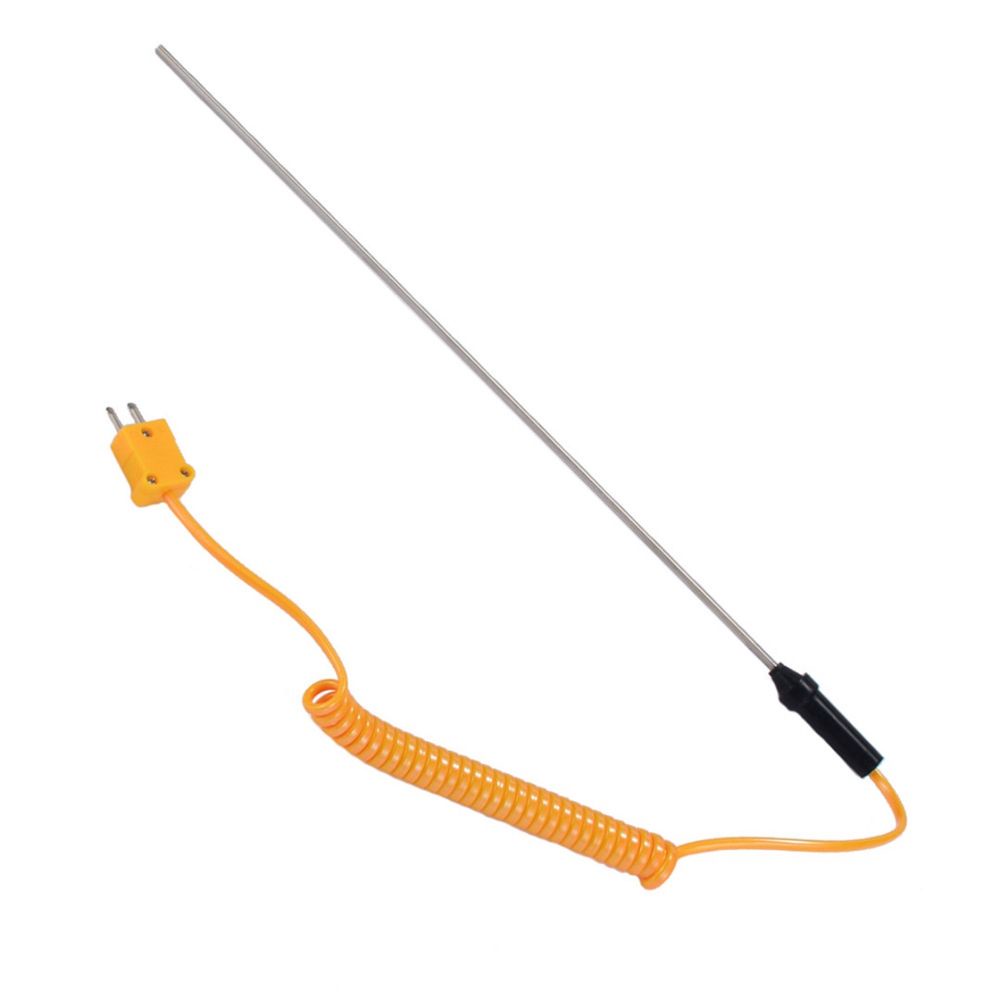 Dây cáp cảm biến nhiệt độ 100/150/200/300/500mm loại K kèm đầu dò -50C 1200C bền bỉ chất lượng cao