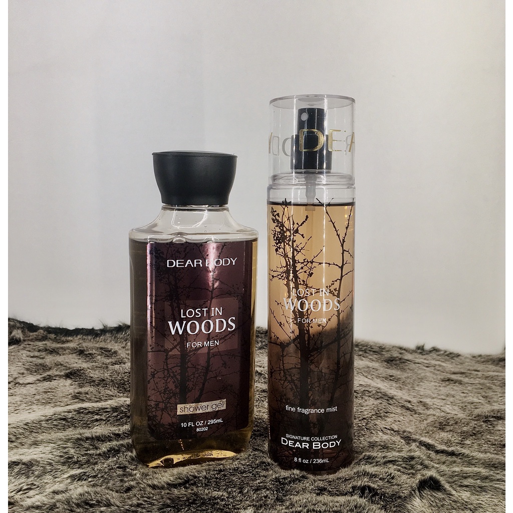 Xịt Thơm Toàn Thân Cho Nam Lost In Woods For Men Fine Fragrane Body Mist 236ml SB Startup