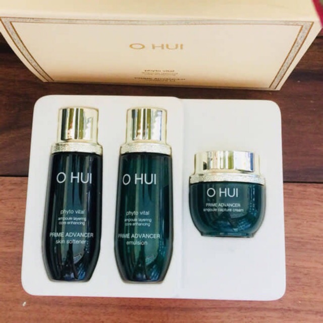 Set Ohui Prime Advancer Xanh mini dưỡng da