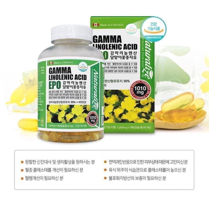 Tinh Dầu Hoa Anh Thảo Vitamin E EPO 1.010mg 180 viên