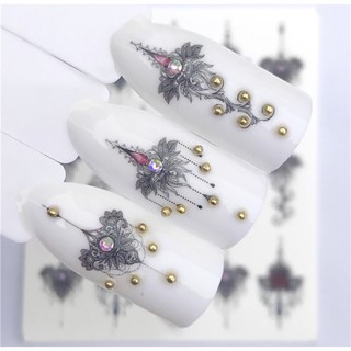 Decal nước 3D dán móng xinh 09