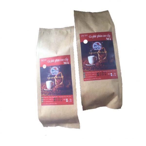 Hạt cà phê Robusta rang Mộc nguyên chất -1kg -Đắc lắc - - cbig.vn hệ thống tạp hóa cbig.vn