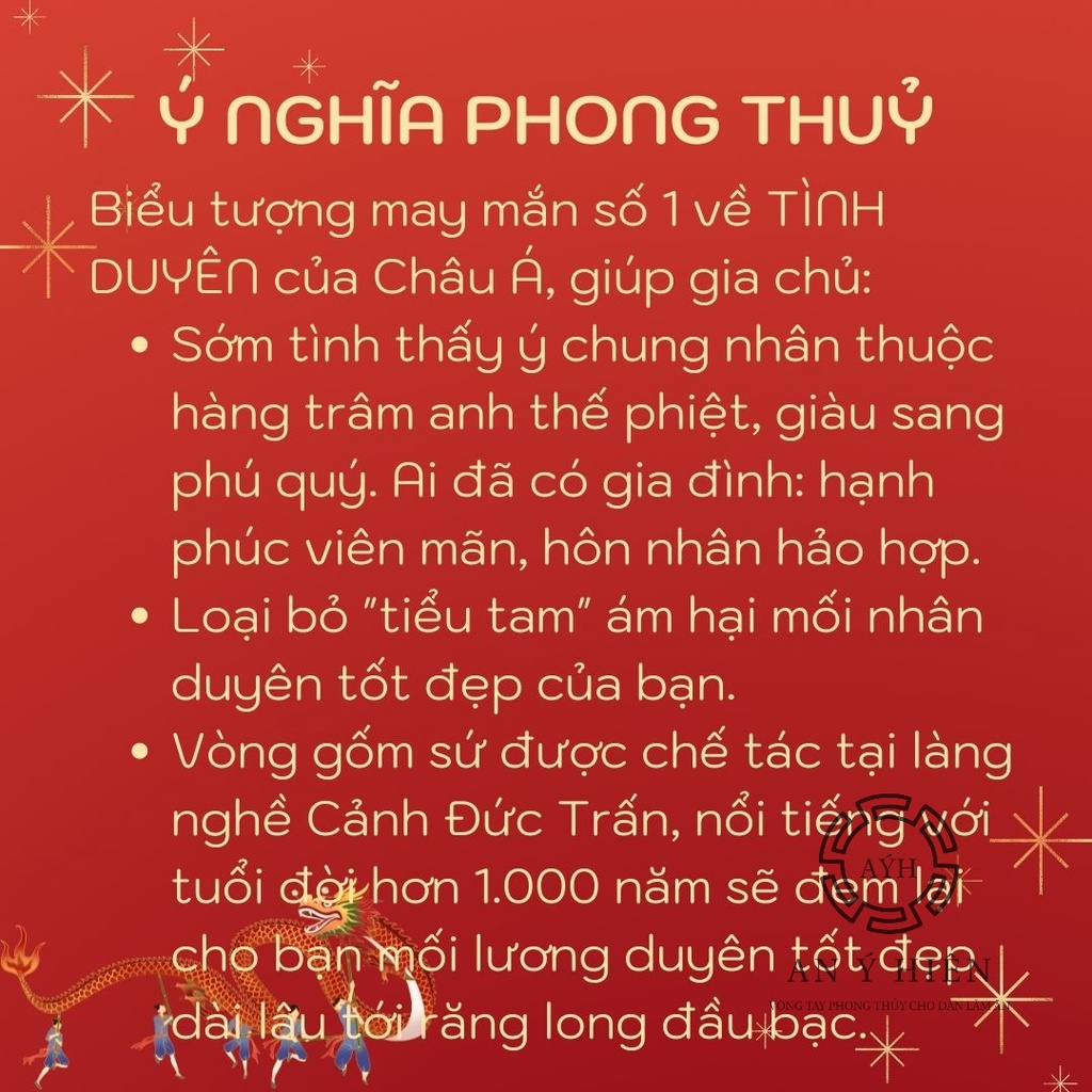 Vòng gốm sứ hồ ly