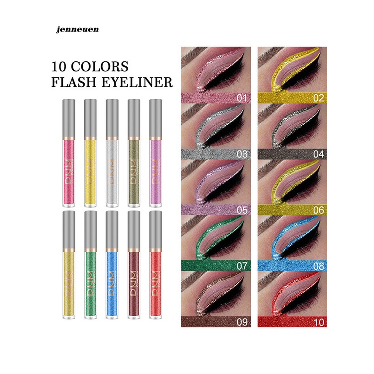 [Hàng mới về] Bút kẻ mắt có màu JN thiết kế nhanh khô chuyên dụng cho trang điểm | BigBuy360 - bigbuy360.vn