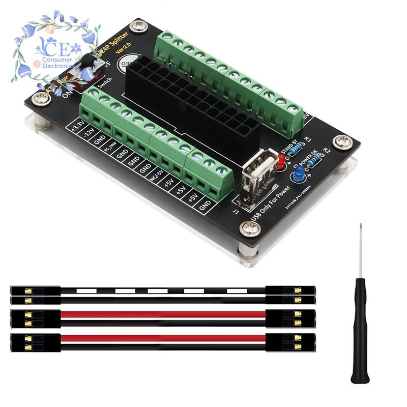 Bảng Mạch Atx 24 / 20 Pin Cổng Usb 5v | BigBuy360 - bigbuy360.vn