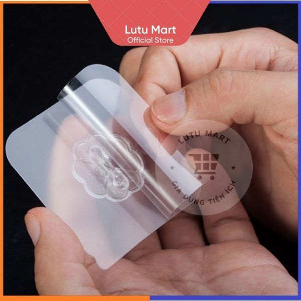 Móc Dán Tường Chịu Lực Trong Suốt Siêu Dính Đa Năng - Lutu Mart