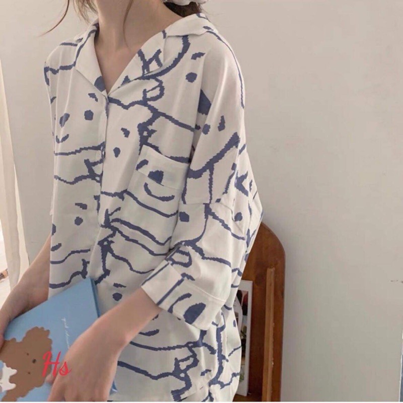 Bộ ngủ hình gấu HSU1