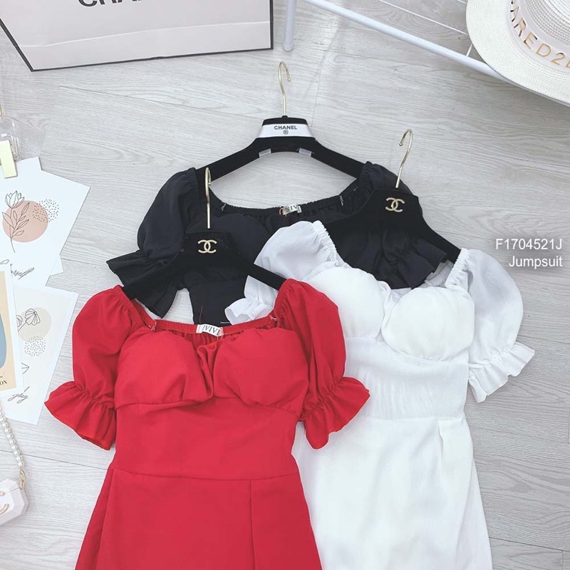 Jumpsuits nhún ngực