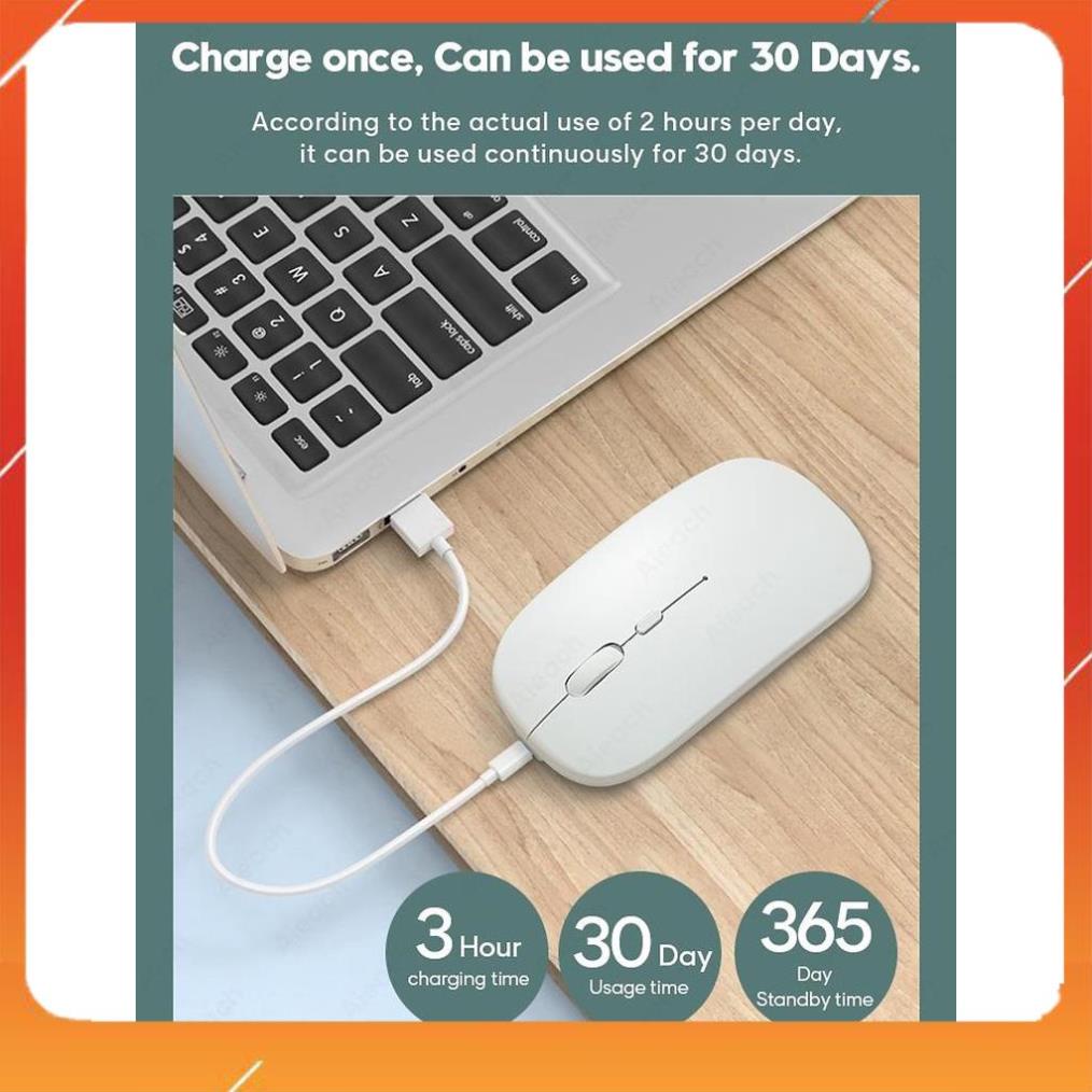 Chuột không dây sạc pin bluetooth cho Laptop, Macbook, iPad, Tablet | BigBuy360 - bigbuy360.vn