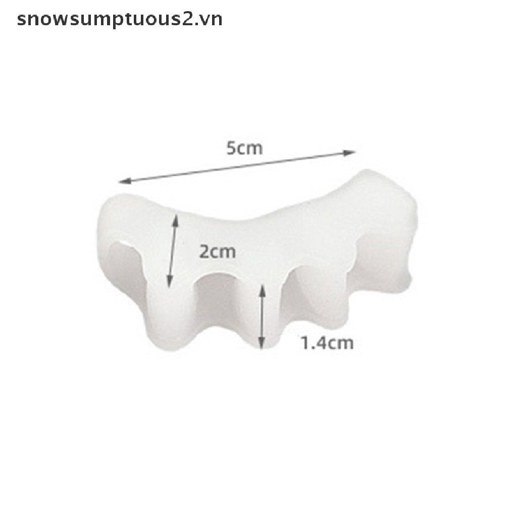 1 Cặp Dụng Cụ Silicone Tách Ngón Chân Trẻ Em
