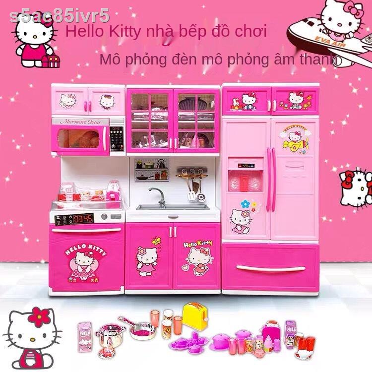∈ ■Đồ chơi nhà bếp trẻ em cô gái mô phỏng mini nấu ăn dùng nhỏ tủ lạnh quà tặng sinh nhật