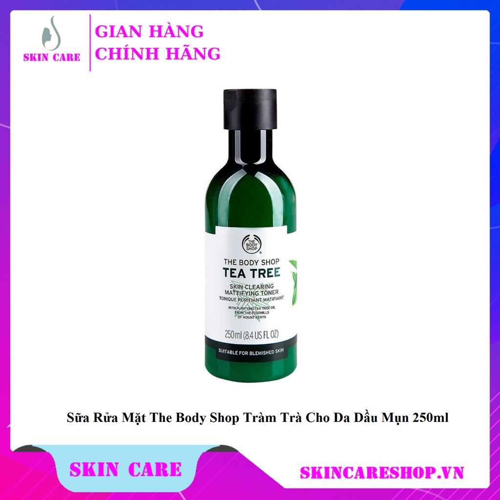 Sữa rửa mặt dạng gel The Body Shop Tea Tree Skin Clearing Facial Wash 250ml