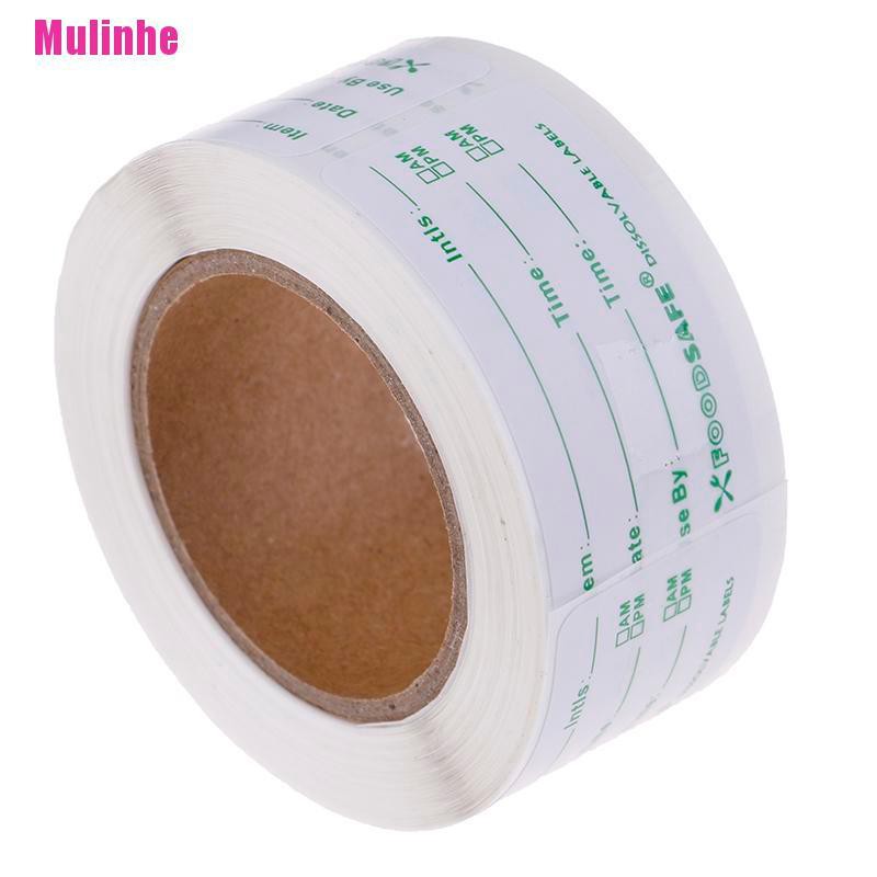 Set 250 Nhãn Dán Tự Dính Có Thể Tháo Rời Dùng Để Trang Trí Thức Ăn Đông Lạnh