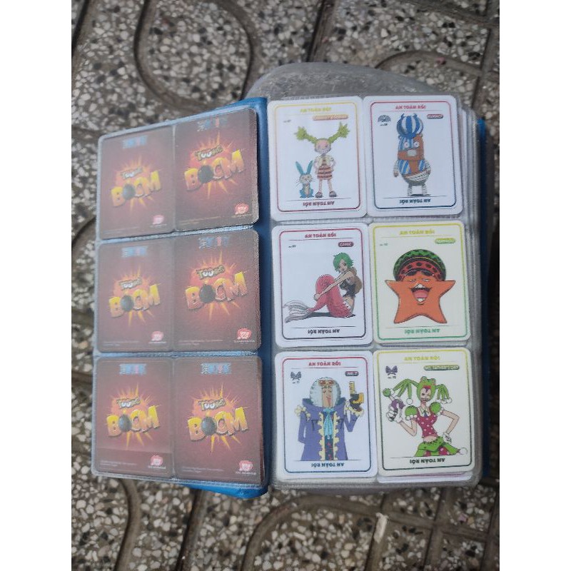 THẺ IN - album thẻ full 124 thẻ mùa boom toonies