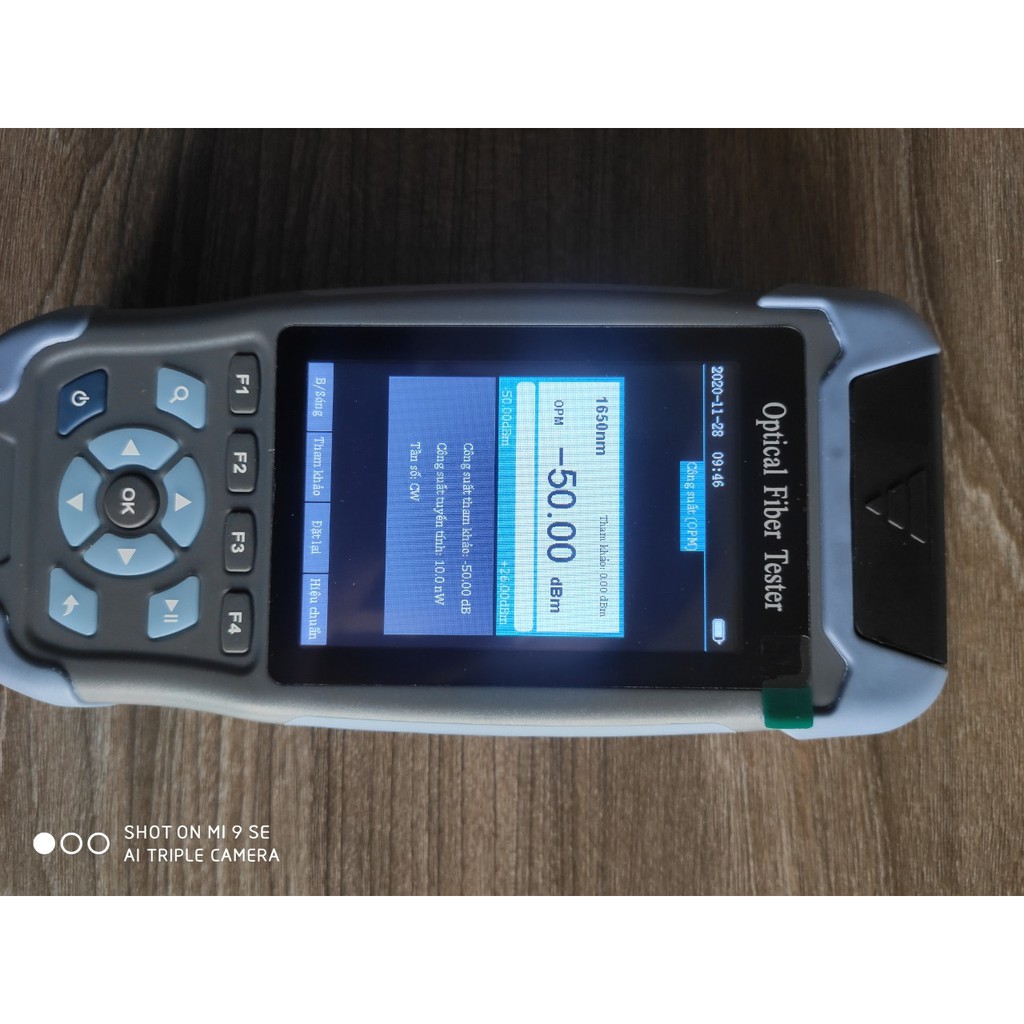 OTDR  3200S  Tiếng Việt Với 9 Chức Năng Trong 1 Khoảng Cách Đo OTDR 6m Đến 64km