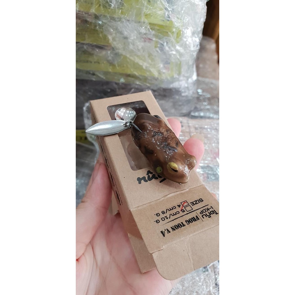 Mồi Giả Nhái Hơi Câu Lure Frog Toon V4, V5 - Bọ cánh cứng 7g