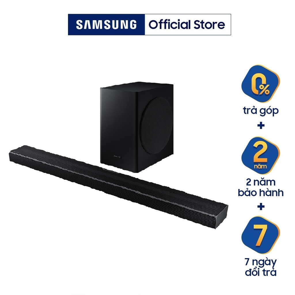 Loa thanh Soundbar Samsung 5.1 HW-Q60T/XV 2020, 360 W, Có cổng USB,Có kèm remote, HDMI Optical USB, Bluetooth 2.0