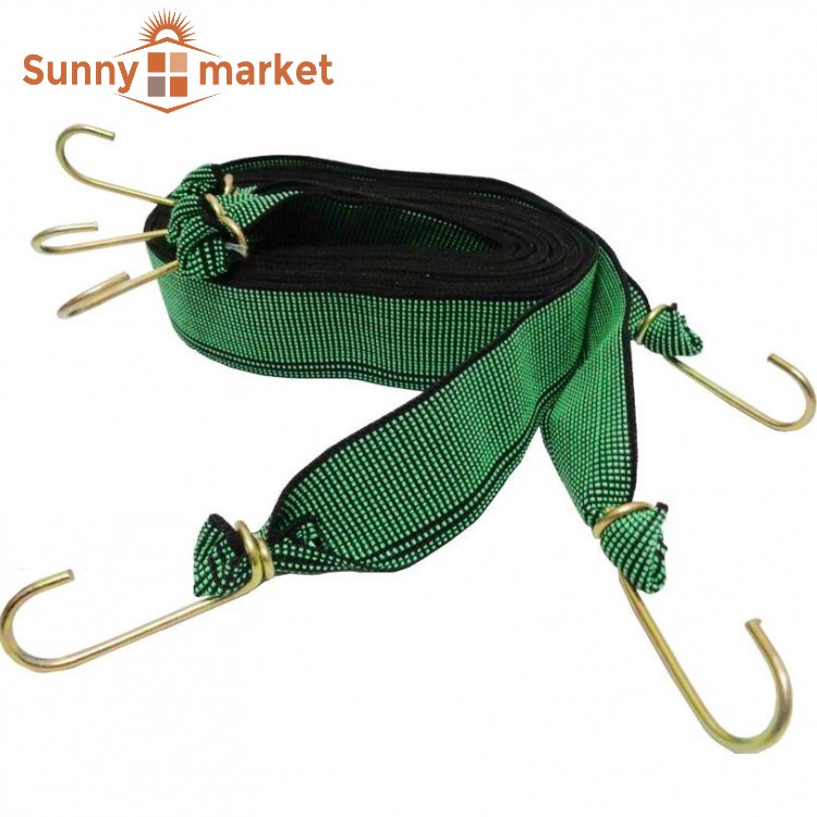 Dây ràng đồ thái lan xanh loại 1 chắc chắn cao cấp siêu bền, Dây thun buộc hàng bản lớn