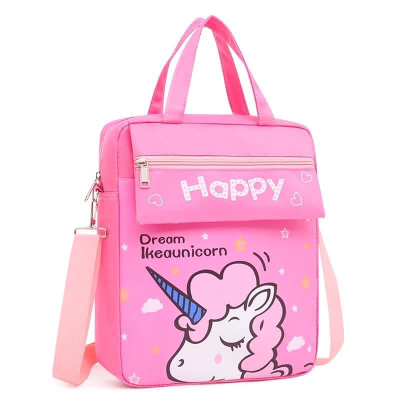 Túi đi học thêm cho bé nhân vật hoạt hình cute dễ thương (vải ô dù đẹp)