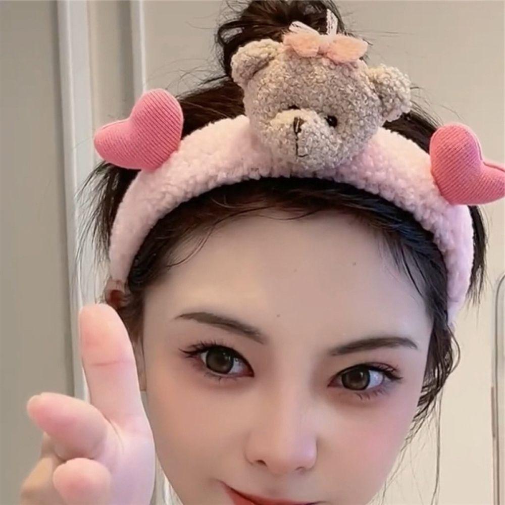 Băng Đô Cài Tóc Rửa Mặt Trang Điểm Dễ Thương Ngọt Ngào Cho Nữ