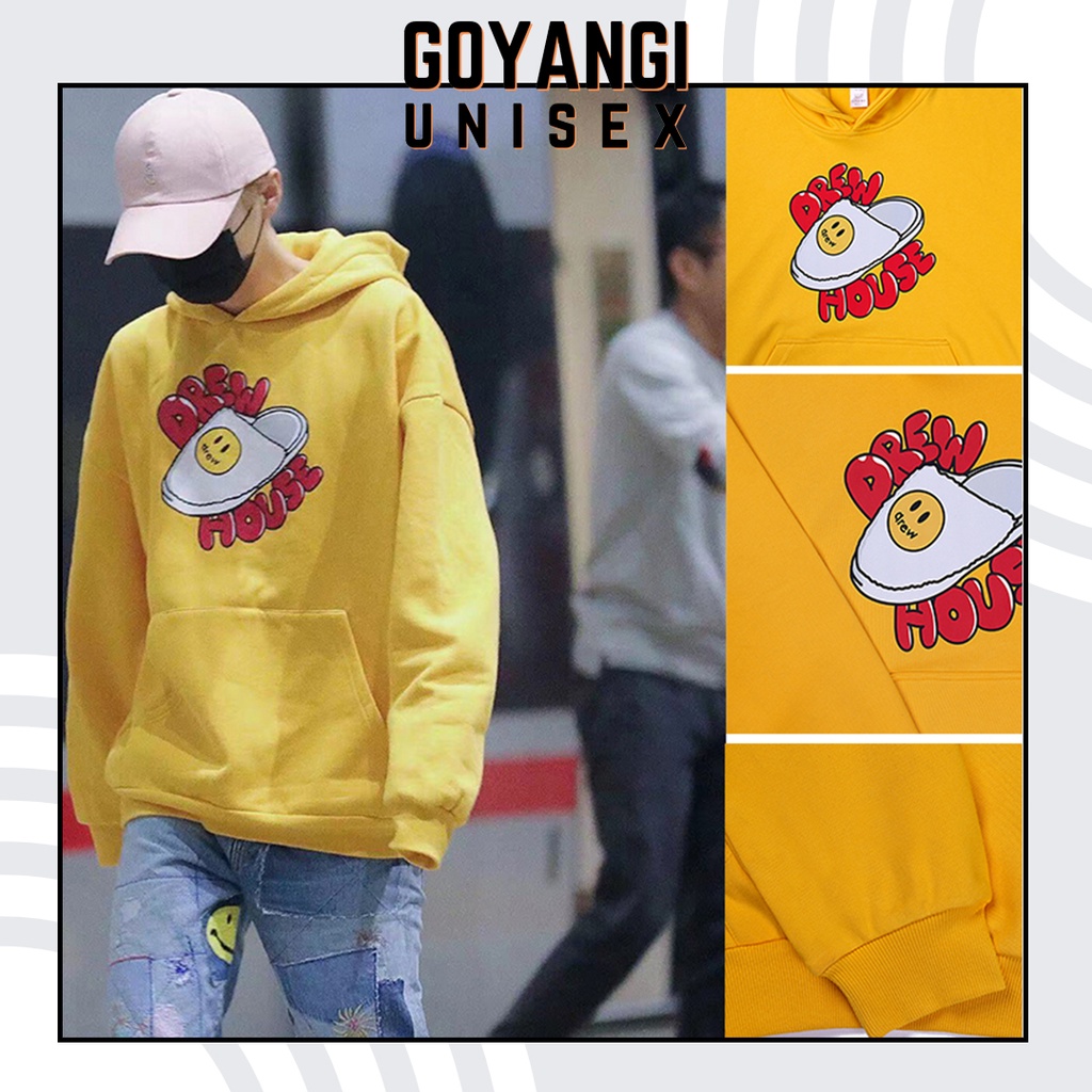 Áo Hoodie GYG Unisex Drew Dép Form Rộng Oversize Phong Cách Hàn Quốc