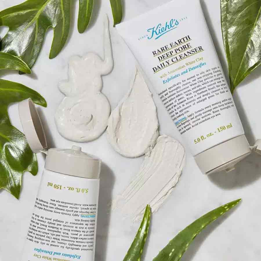 Kem rửa mặt đất sét Kiehls se khít lỗ chân lông cho da dầu mụn 150ml