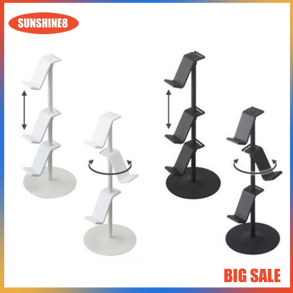 【SUN】Controller Holder 3 Tier TV Back Game Controller Storage Rack Adjustable