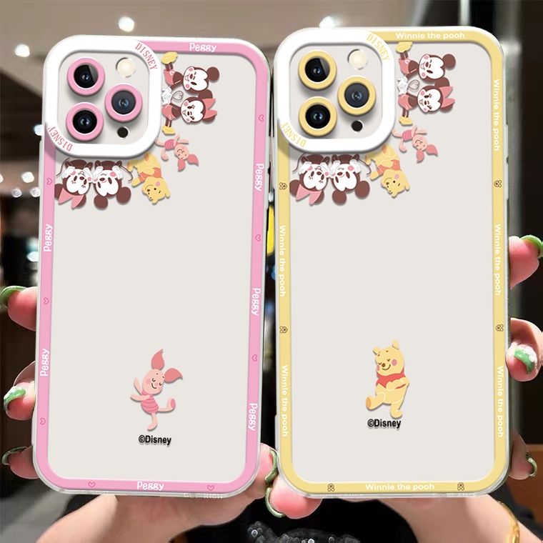 Ốp Điện Thoại Silicon TPU Mềm Trong Suốt Họa Tiết Hoạt Hình Cho IPhone 13 12 Pro Max 11 Pro X XR XS Max 6 6S 7 8 Plus