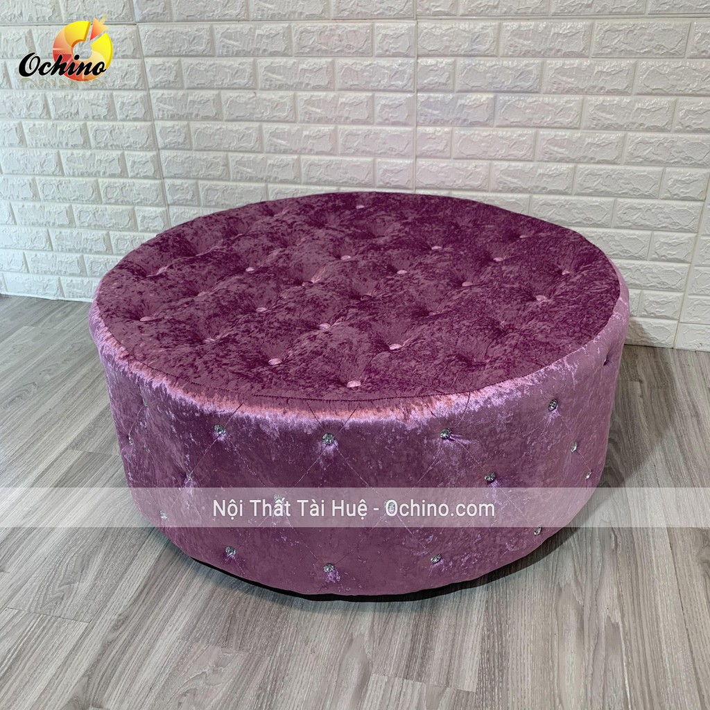 Đôn Tròn Sofa, Ghế Tròn Cho Shop đường kính 1m cao 45 ( Có Sẵn)