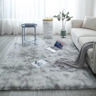 Thảm lông loang trải sàn, thảm lông trang trí cao cấp kích thước 1m6x2m