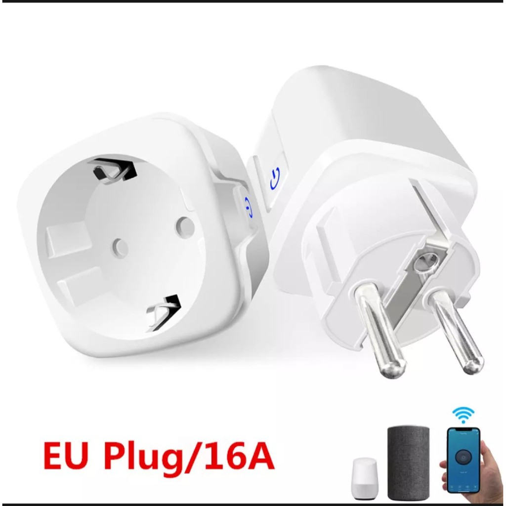 Ổ cắm wifi 16A/EU Tuya Smartlife Hẹn giờ thông minh - Đo điện năng tiêu thụ