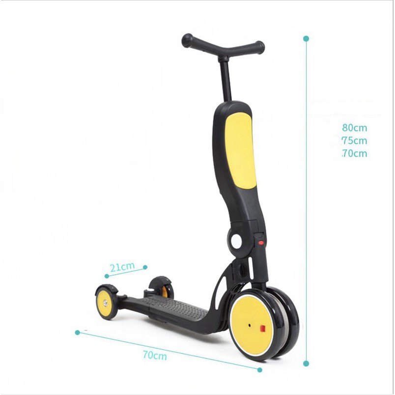 Xe trượt 5 trong 1 Scooter Lecoco  cho bé vận động