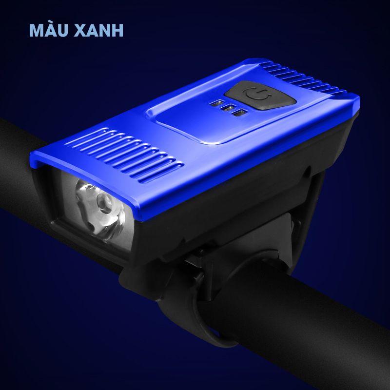 Đèn xe đạp pha đèn led siêu sáng sạc usb bikeboy b1803 Sportslink