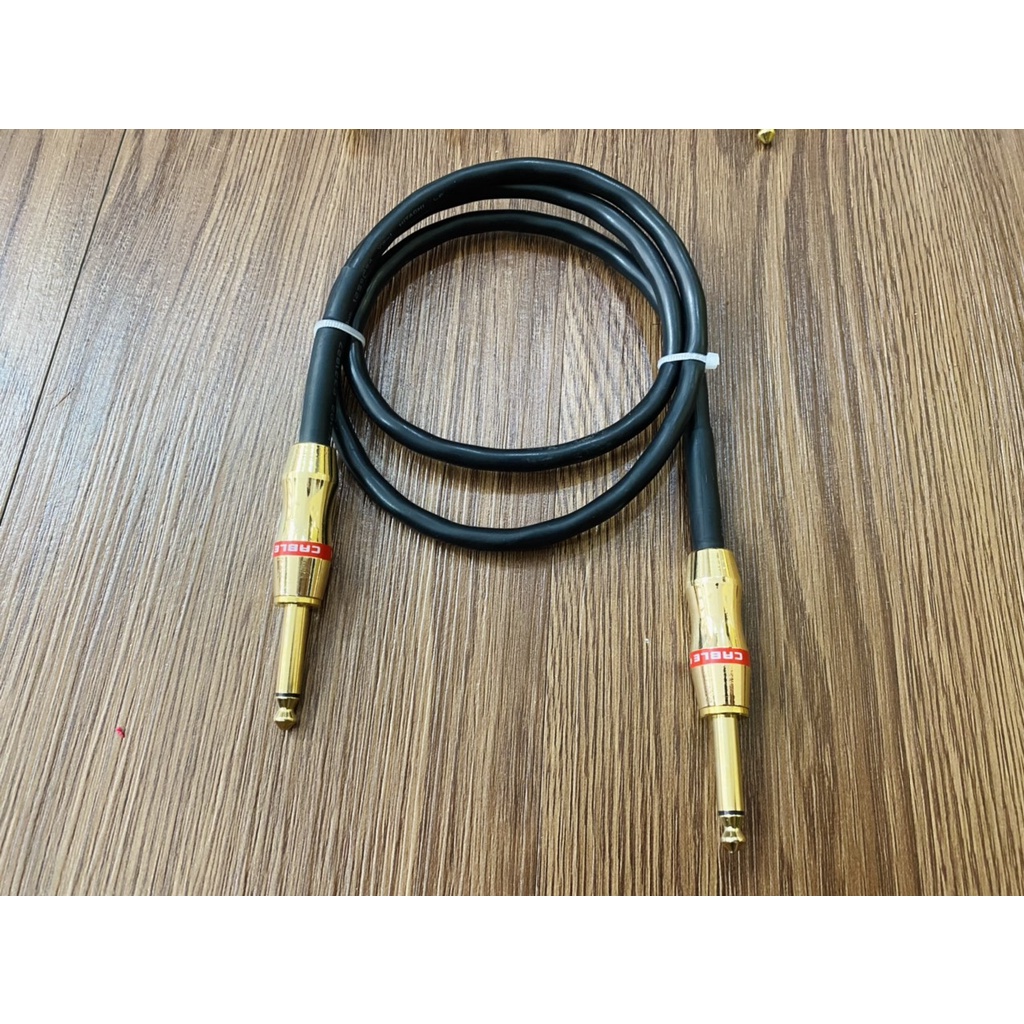 Dây tín hiệu âm thanh 2 đầu 6 ly Hitachi Bãi Nhật dành cho bộ thu Micro không dây âm cực hay