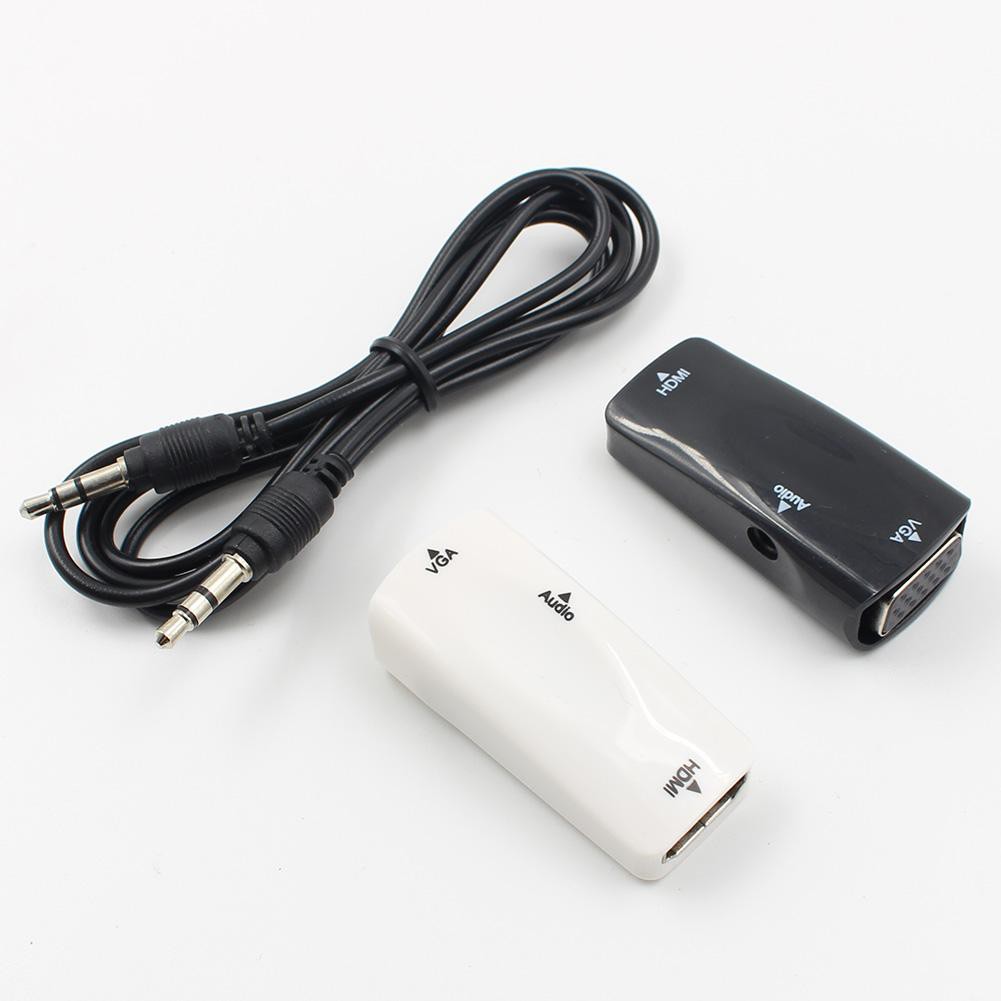 Cáp chuyển đổi từ cổng HDMI sang VGA 1080P cho máy tính