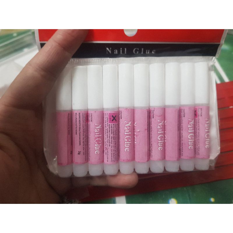 10 keo dán móng tay 2g làm Nail box