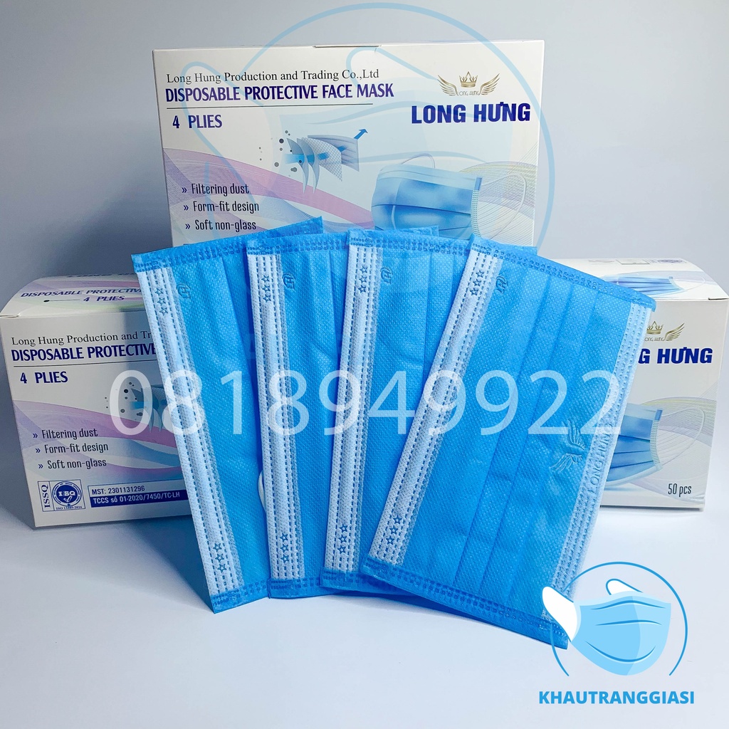Sỉ = lẻ khẩu trang 4 lớp 50c