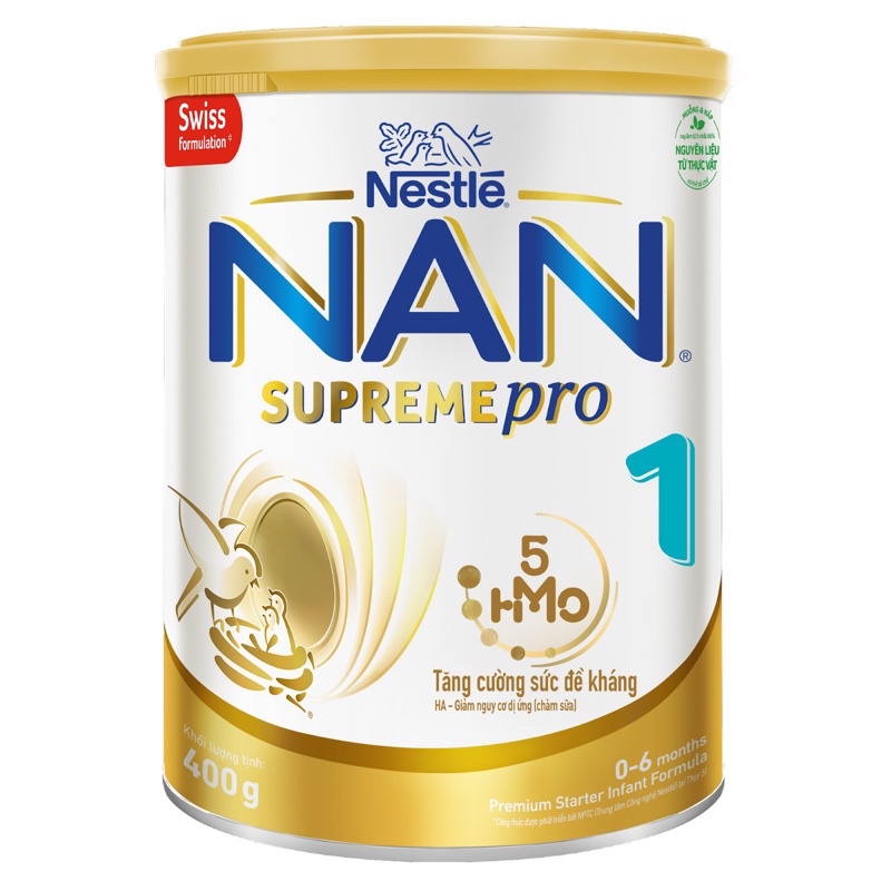 Sữa Nan supreme 1 nhập nguyên lon Đức date 2023